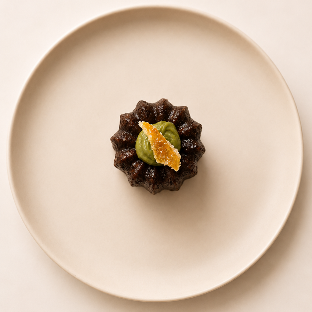 Seasonal: Yuzu Matcha Canelé